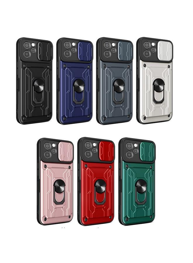 Zaboon Case For Huawei Nova Y61 4G Global Sliding Camshield TPU+PC Phone Case with Card Slot - Image 2