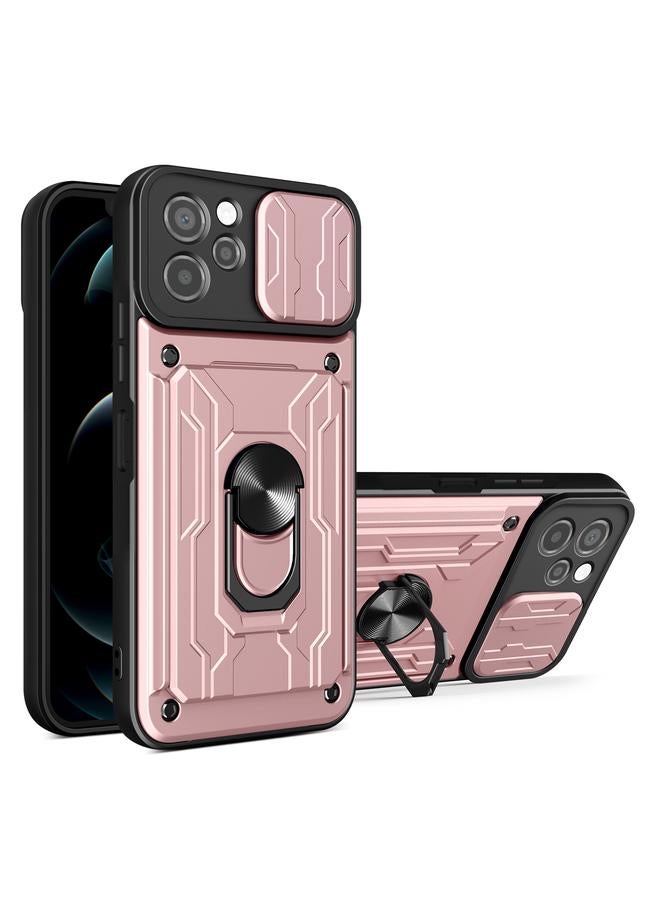 Zaboon Case For Huawei Nova Y61 4G Global Sliding Camshield TPU+PC Phone Case with Card Slot - Image 1