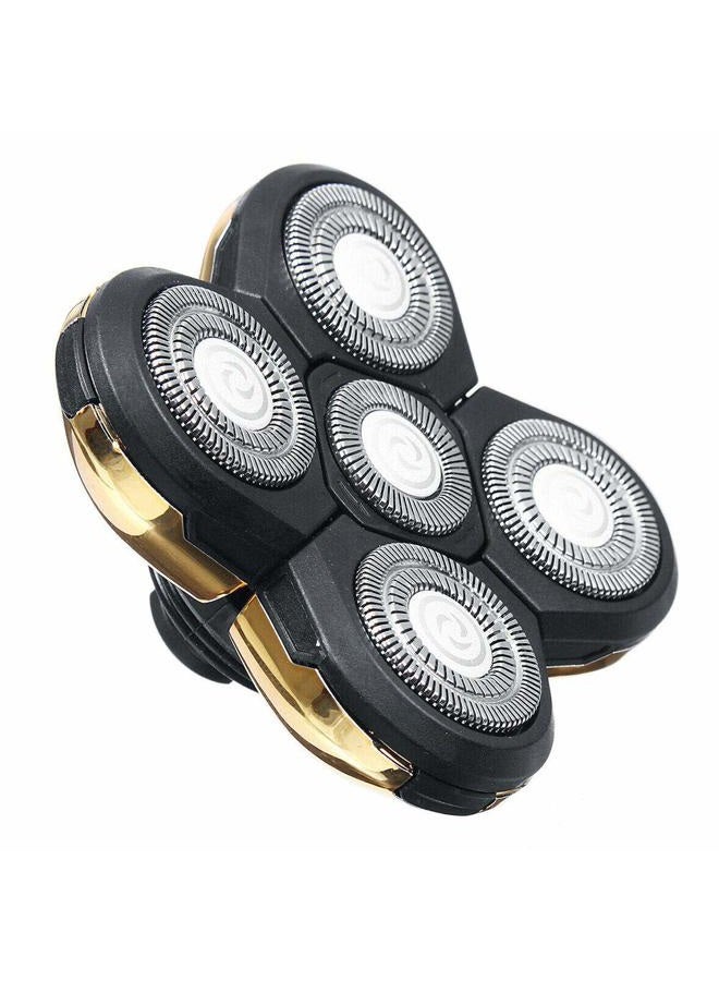 HONUTIGE Replacement Shaver Head Blade,5 Heads Beard Replacement Blade,Universal Easy Install Electric Razor Shaver Head for Head and Face - Image 1