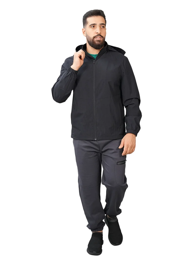 GIORDANO Men's Sorona Windbreaker Jacket - Full Zip Polyester & Lightweight