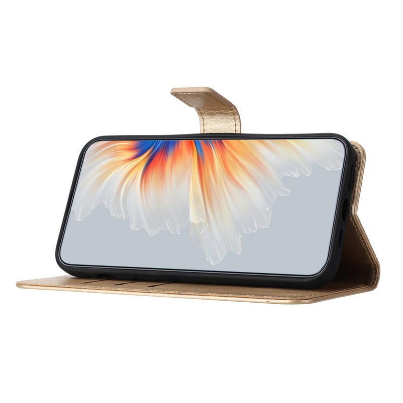 إيروريكس جراب هاتف For Honor 400 Global 156.5 مم من الجلد المنقوش (ذهبي) - Image 5