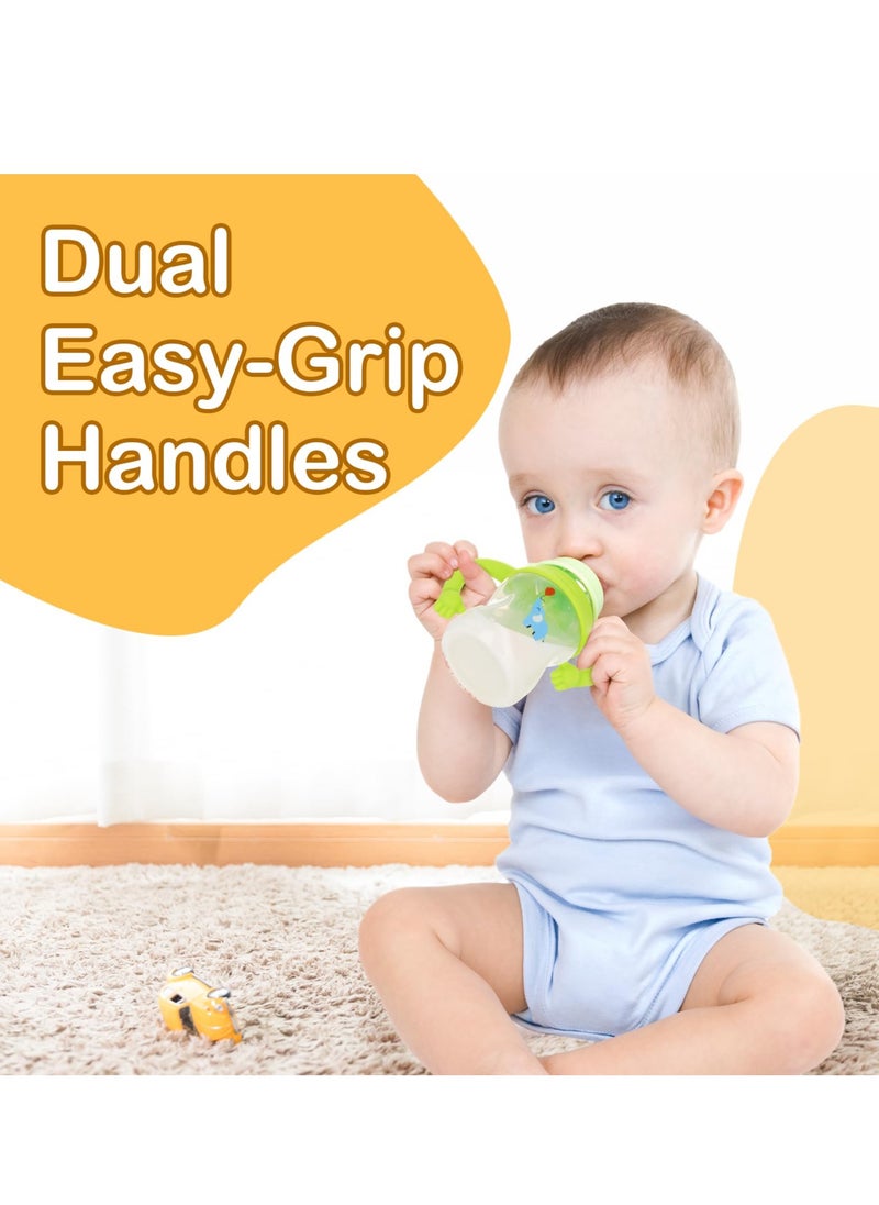 SYOSI - Toddler Bottle Grip Aids 4 Pack Soft Silicone Handles for Baby Bottles Empower Your Little One to Self Hold Bottles and Sipper Cups Fits 1.85" to 2.62" Diameter Bottles - Image 1