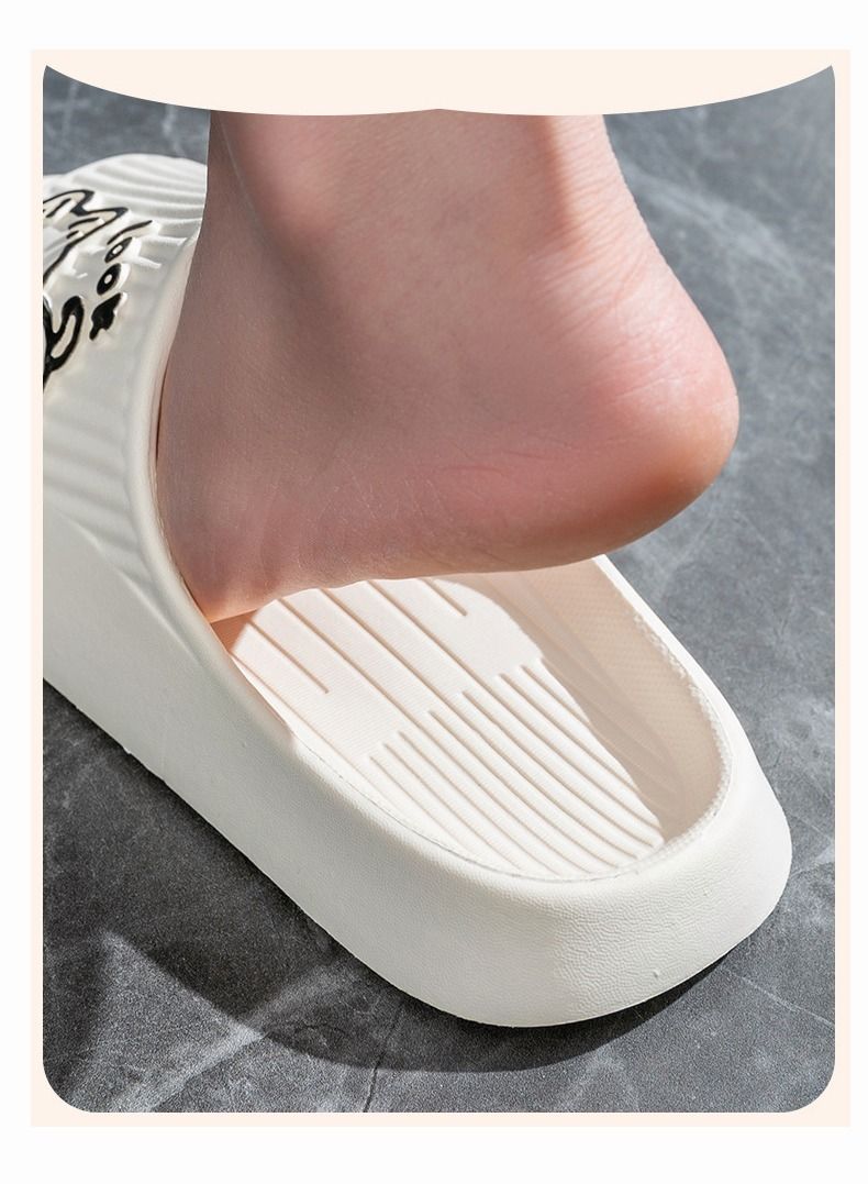 Cartoon Cat Slippers for Women and Men, Slippers Shower Shoes Indoor Slides Bathroom Sandals, Lightweight, Non-Slip, Easy to Clean - Image 5