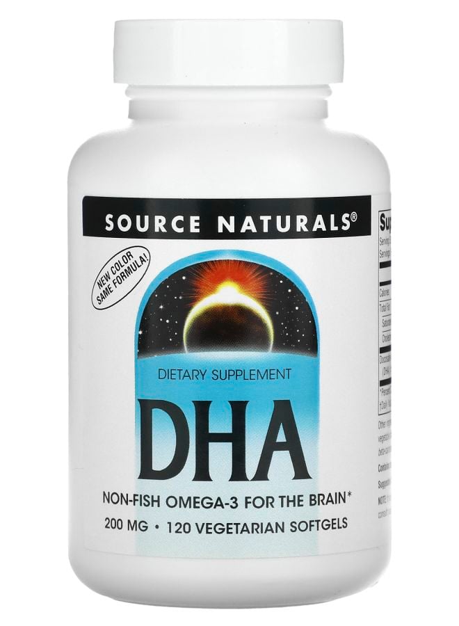 DHA 200 mg 120 Vegetarian Softgels