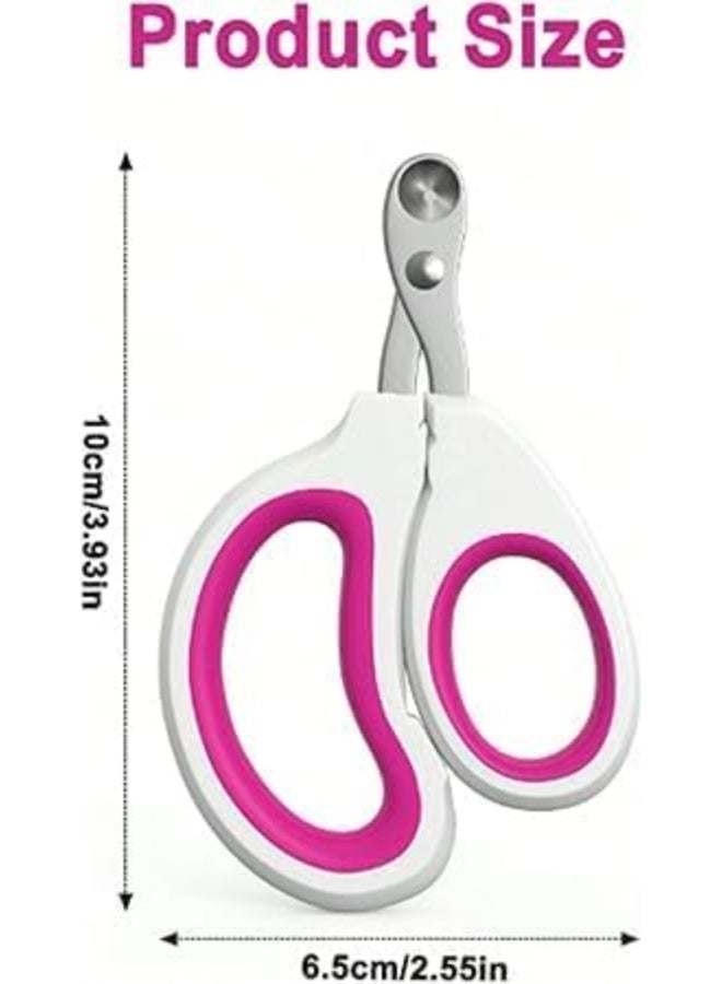 Pet Nail Clippers for Small Animals – Professional Grooming Scissors for Dogs, Cats, Birds & Reptiles – Safe, Sharp, Easy to Use – Ergonomic Grip & Stainless Steel Blades - Image 2
