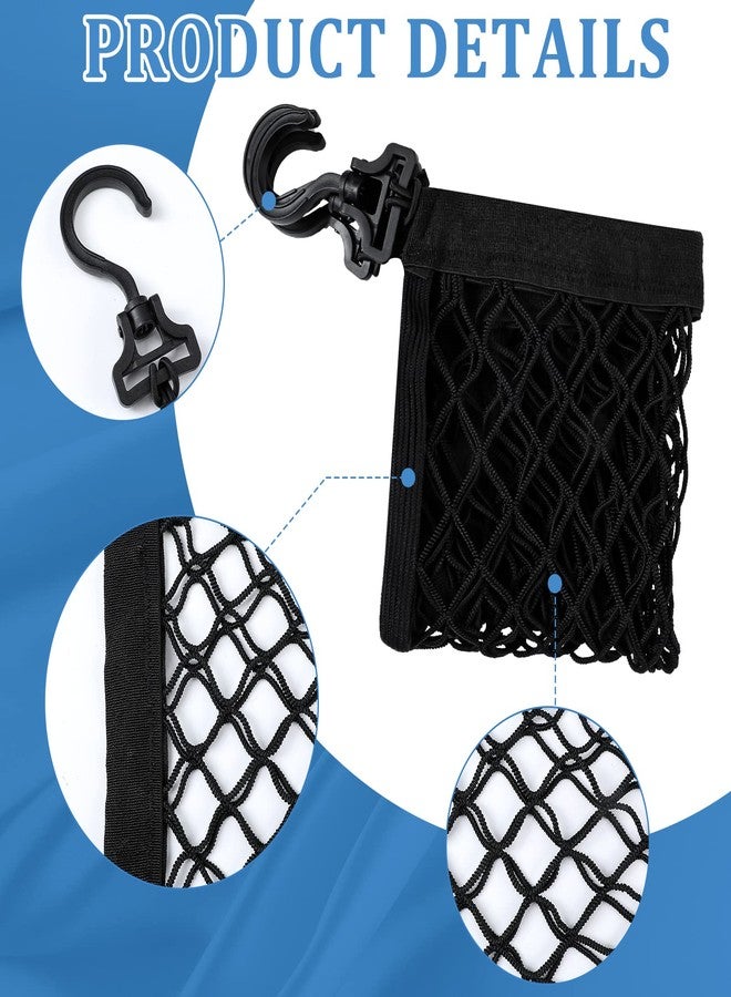 ووانجر شبكة شحن عربة الأطفال من Woanger، قطعتان، مقاس 13.78 × 27.56 بوصة، شبكة شحن قابلة للتمدد وقابلة للطي ومتينة لتوفير مساحة تخزين إضافية، سعة تخزين كبيرة، ملحقات عربة الأطفال - Image 3