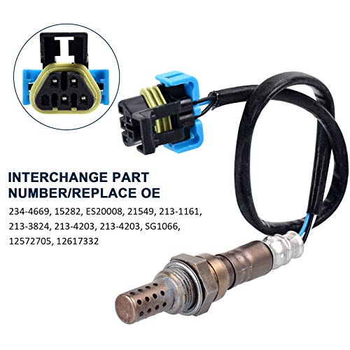 Nifeida 234-4669/15282 Upstream O2 Sensor 1 4 Wire Auto Replacement for Cadillac Escalade Hummer H2 Suburban Silverado 1500 HD GMC Yukon XL 6.0 8.1 V8 Heated Sensor 2003-2015 - Image 5