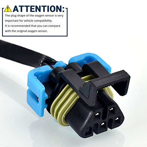 Nifeida 234-4669/15282 Upstream O2 Sensor 1 4 Wire Auto Replacement for Cadillac Escalade Hummer H2 Suburban Silverado 1500 HD GMC Yukon XL 6.0 8.1 V8 Heated Sensor 2003-2015 - Image 2