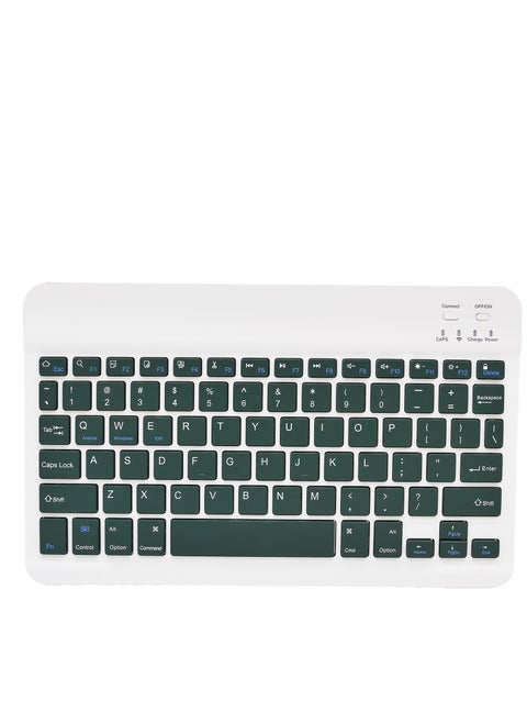 Wireless Bluetooth Rechargeable Keyboard, Multi-Device Universal Bluetooth Keyboard, Portable Keyboard, Suitable for iOS Android, Windows iPad, Tablets MacBook (Dark Blue)