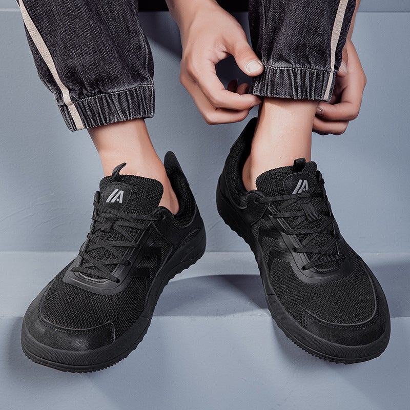 2024 Plus Size 4748 Wide-Head Barefoot Shoes Four Seasons Mesh Plus Size Casual Sneaker Gym Running Shoes - Image 2