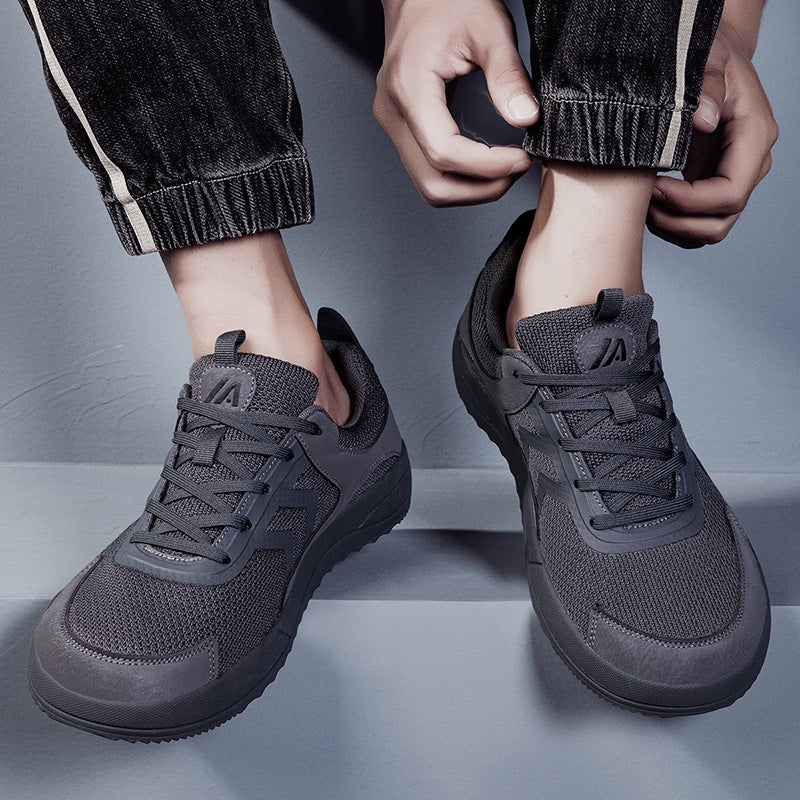 2024 Plus Size 4748 Wide-Head Barefoot Shoes Four Seasons Mesh Plus Size Casual Sneaker Gym Running Shoes - Image 4