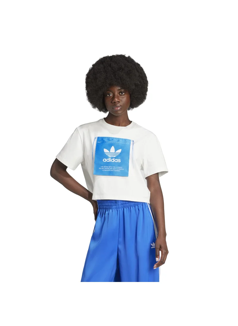 اديداس adidas KSENIA GFX TEE White Originals Women T-SHIRTS