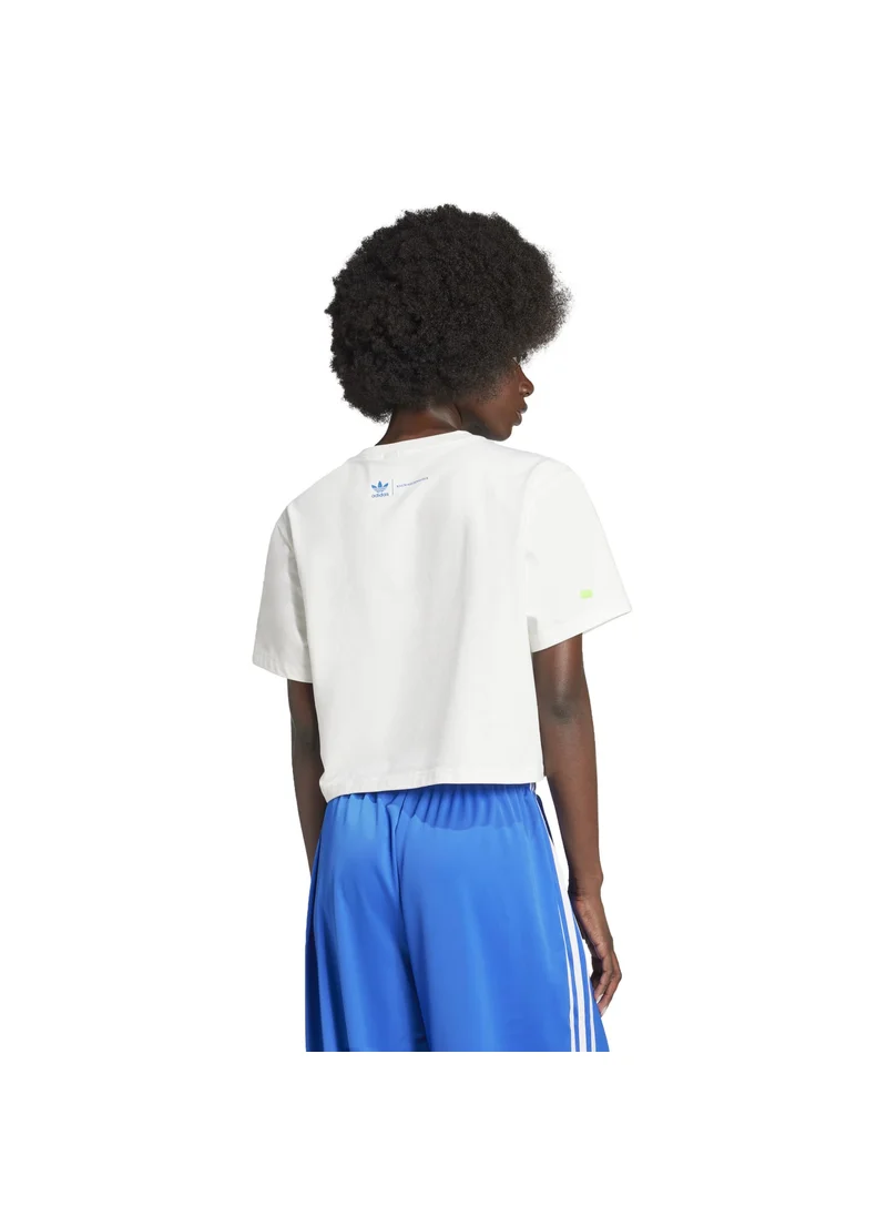 اديداس adidas KSENIA GFX TEE White Originals Women T-SHIRTS