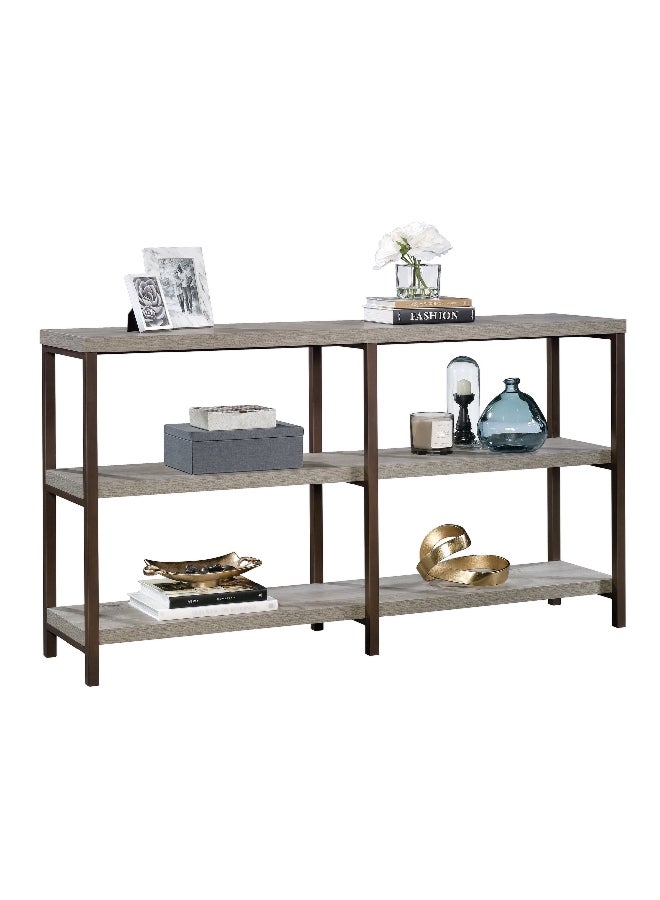 ساودر مانهاتن جيت طاولة كونسول بأرفف مفتوحة ميستيك أوك 35.8 x 15.6 x 66 بوصة 422386 - Image 1