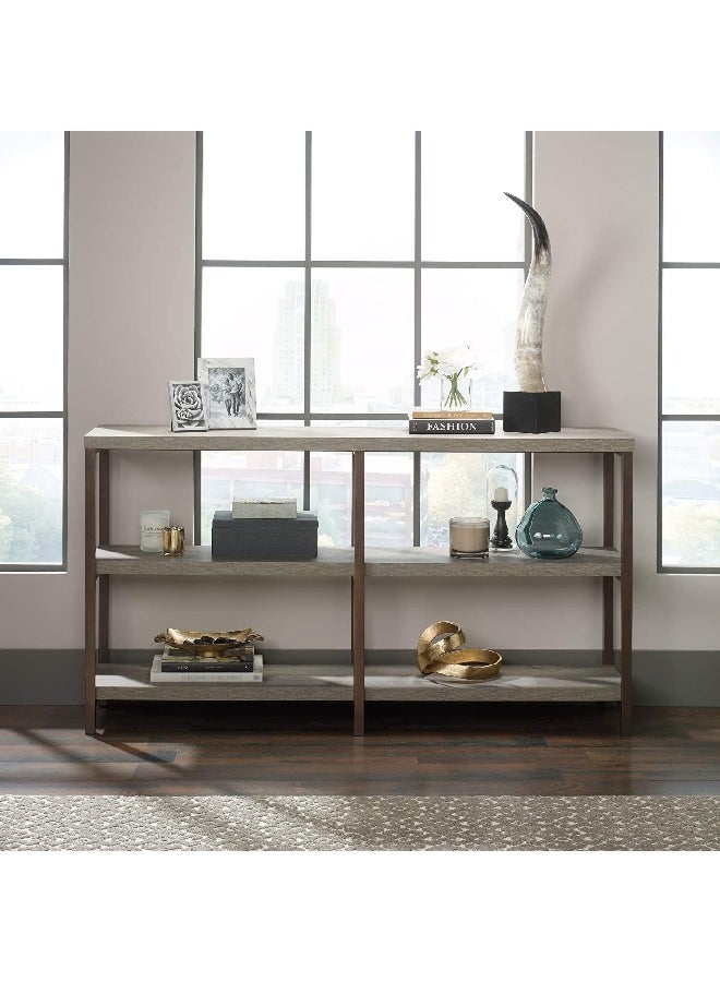 ساودر مانهاتن جيت طاولة كونسول بأرفف مفتوحة ميستيك أوك 35.8 x 15.6 x 66 بوصة 422386 - Image 3