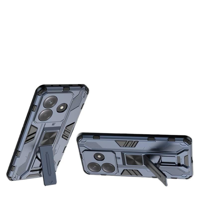 TPU Cover Protective , + PC , for Redmi Note 14 Pro , , Kickstand for Indoor Use - Image 4