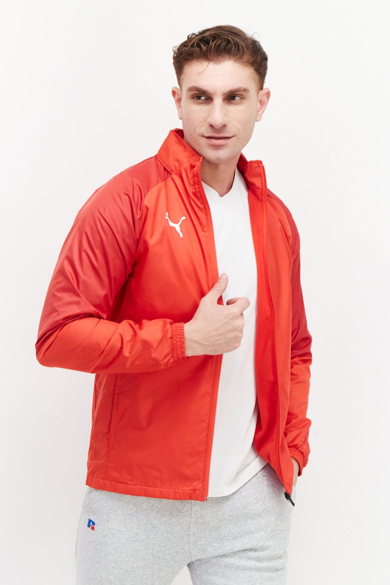 PUMA سترة رياضية مناسبة للرجال، باللون الأحمر  - Image 1