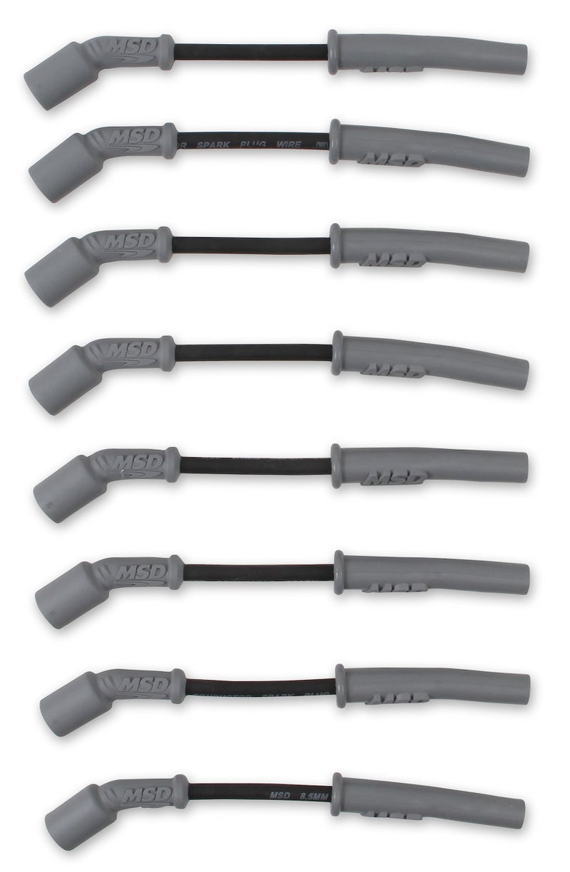 MSD 32813 Super Conductor Spark Plug Wire Set, Black - Image 4