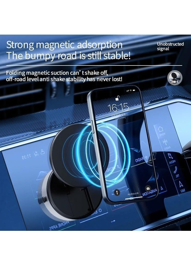 Vacuum Suction Magnetic Car Phone Holder with 360° Rotation - Image 5