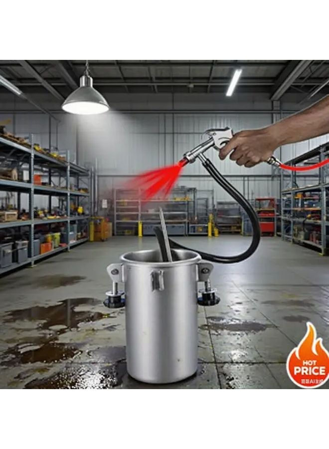 Silvery Sandblasting Machine Accessory Kit 1Pack Sandblasting Gun Rust Removal Surface Treatment - Image 1