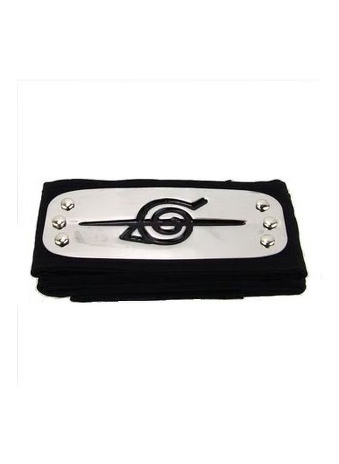 Generic - Naruto Akatsuki Itachi Uchiha Headband Black/Silver - Image 1