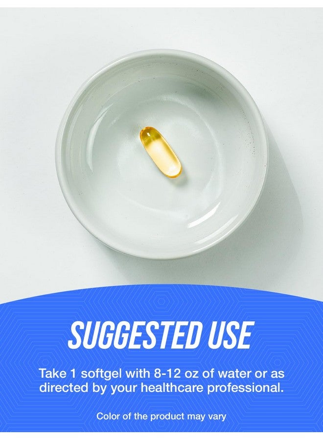 BulkSupplements.com Cod Liver Oil Softgels - Nutritional Supplement, Cod Liver Oil 1000mg - Gluten Free, 1 Softgel per Serving, 120 Count (Pack of 1) - Image 4