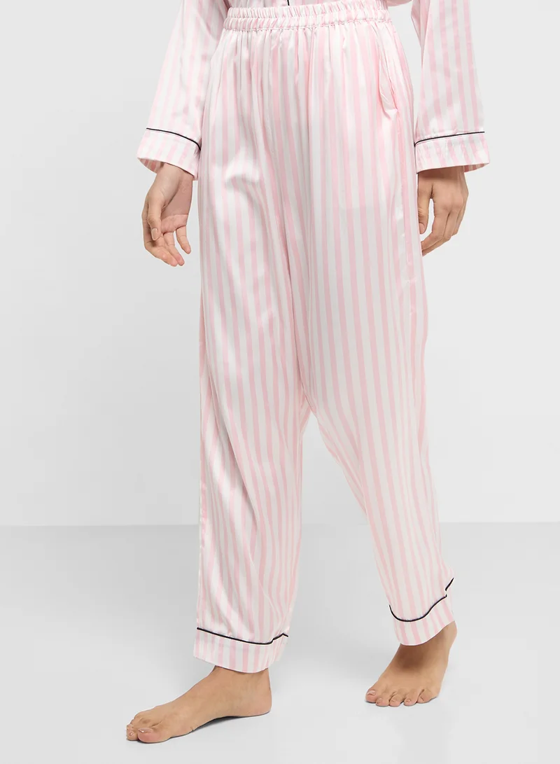 ELLA Striped Pyjama Set