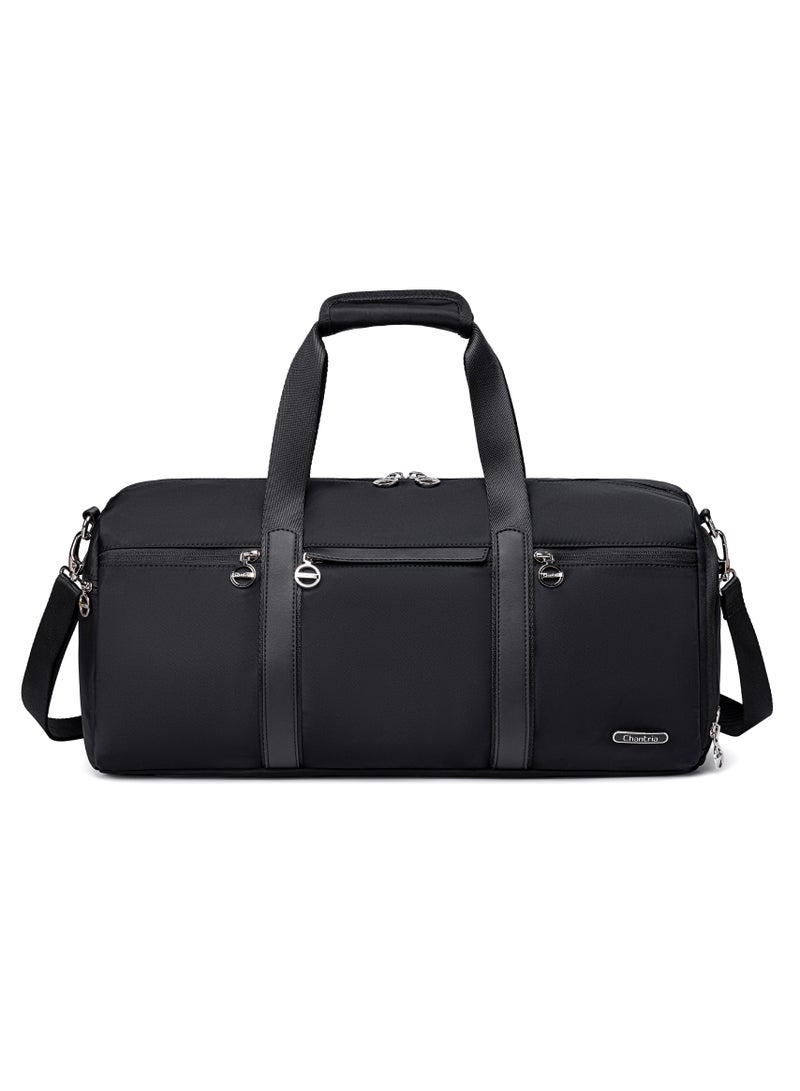 شانتريا حقيبة رياضية فاخرة مقاومة للماء بسعة  لتر مع جيب للأحذية وأحزمة كتف قابلة للفصل للنساء - Image 2