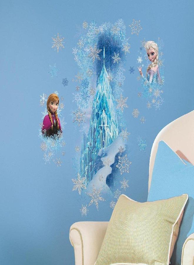 RoomMates RMK2739GM Disney Frozen Ice Palace With Else and Anna Peel and Stick Giant Wall Decals - Image 3