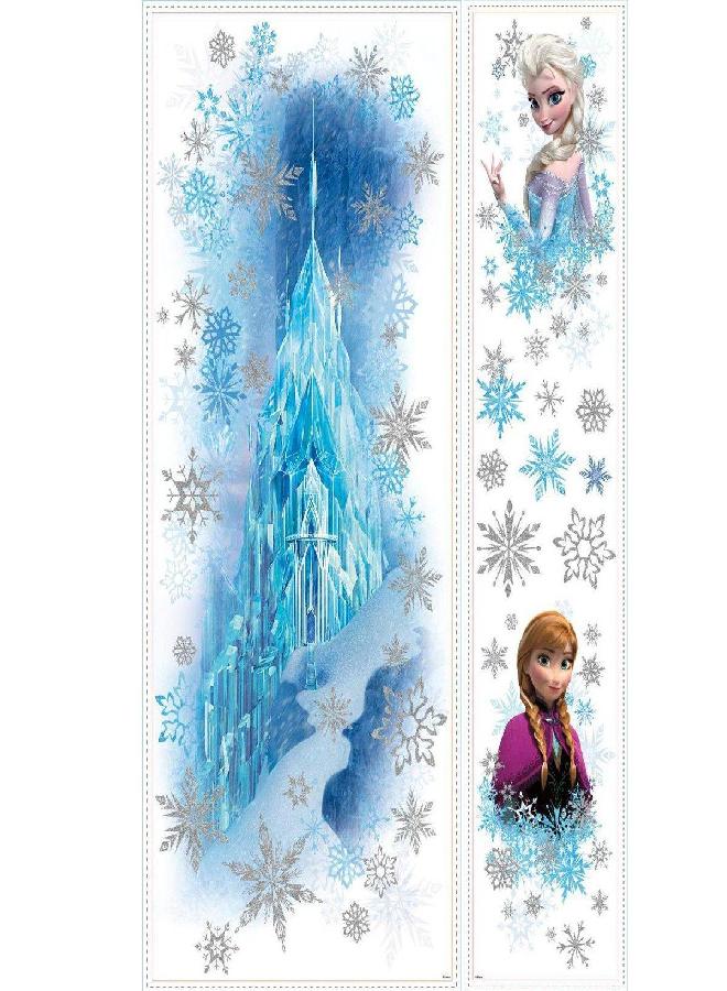 RoomMates RMK2739GM Disney Frozen Ice Palace With Else and Anna Peel and Stick Giant Wall Decals - Image 2