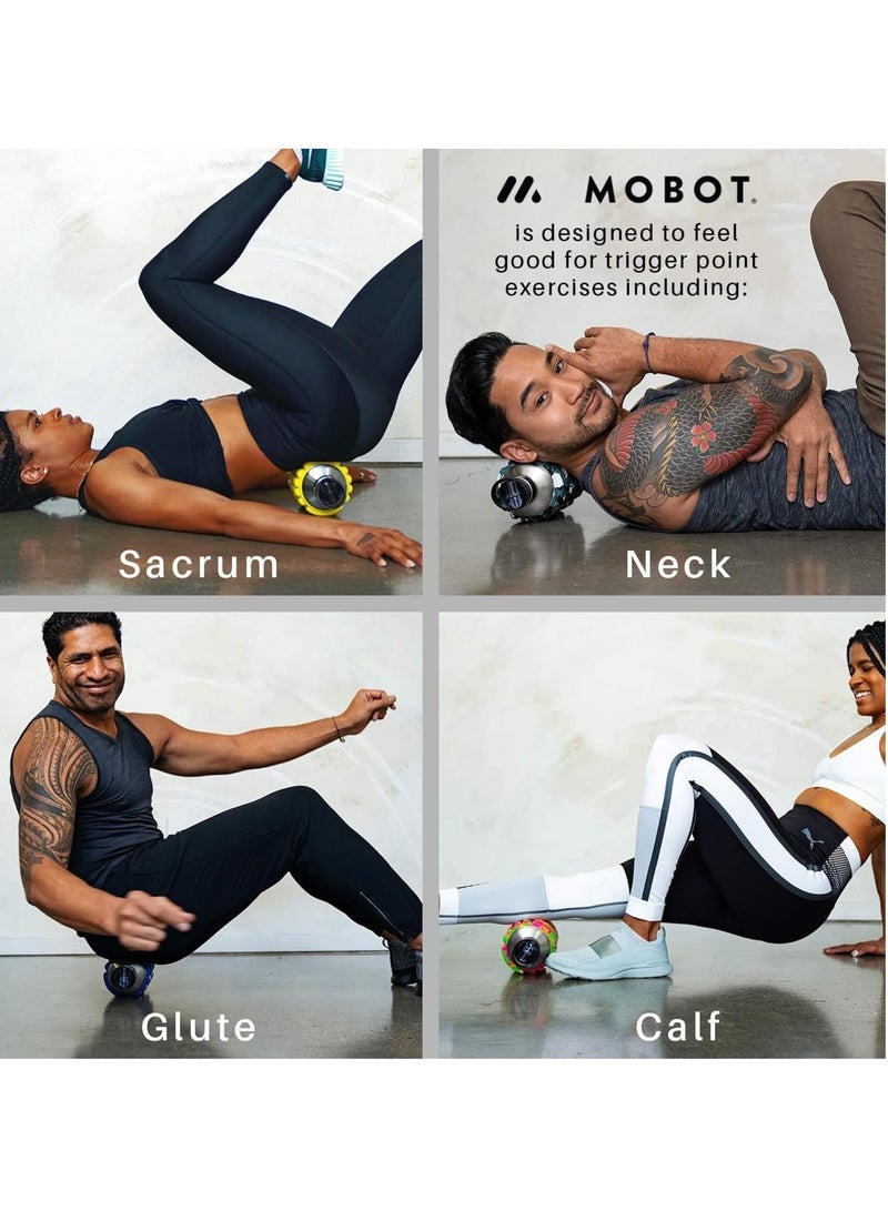 MOBOT Grace Foam Roller Water Bottle - High Performance Stainless Steel – Built for travel 798.4ml (Blue Steel) - Image 2