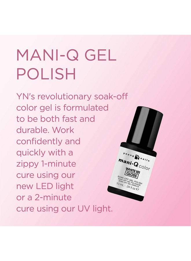 Young Nails Maniq Gel Polish Color Gel Nail Polish For Natural Or Artificial Nails Cure With Led Or Uv Light Soak Off Gel Polish 0.34 Fl Oz. - Image 2