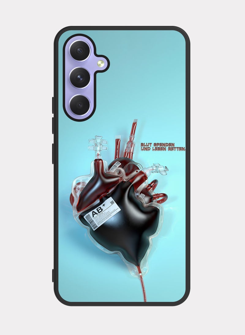 بكسلات كفر سامسونج جالكسي ايه 54 تبرع بالدم قلب سماوي - Image 1