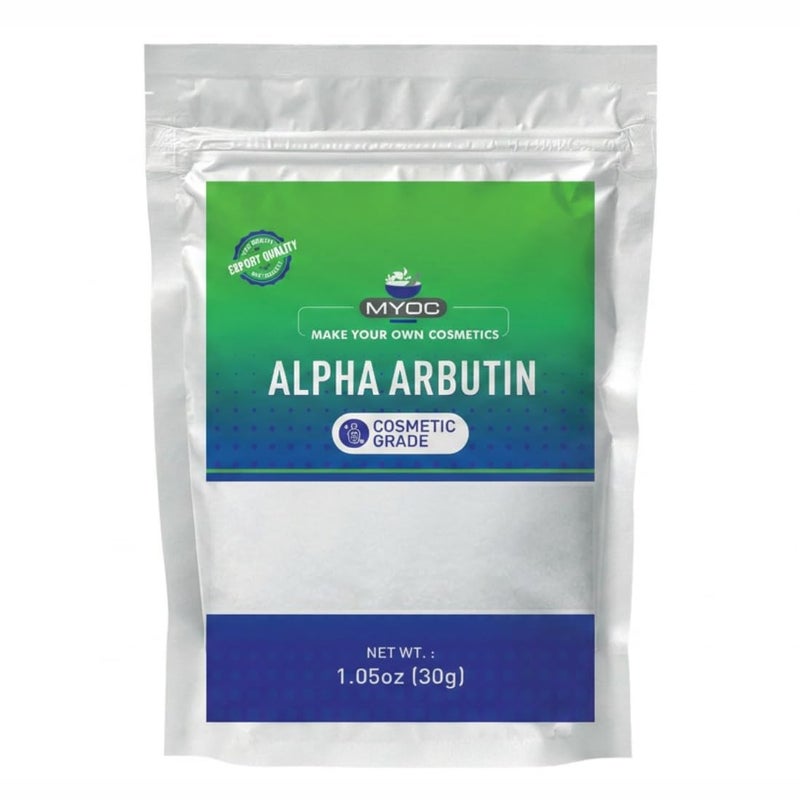 MYOC Alpha Arbutin Powder 30 g 106 oz Cosmetic Grade for DIY Serums Creams and Skin Care Formulations - Image 2
