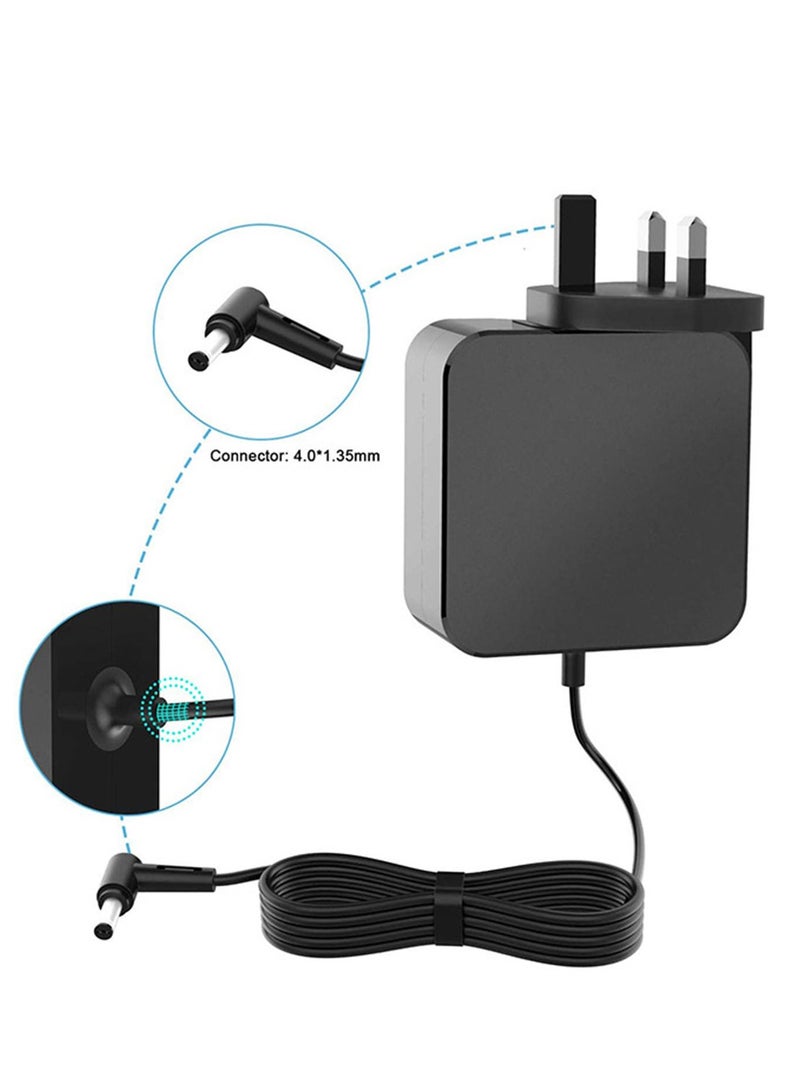 Youque Laptop Charger Adapter 45W 19V Black Compatible with ASUS Laptops for Daily Use Home Office Replacement Power Supply - Image 4