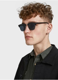 JACK & JONES Jacryder Classic Half Frame Wayfarer Sunglasses  - Image 4