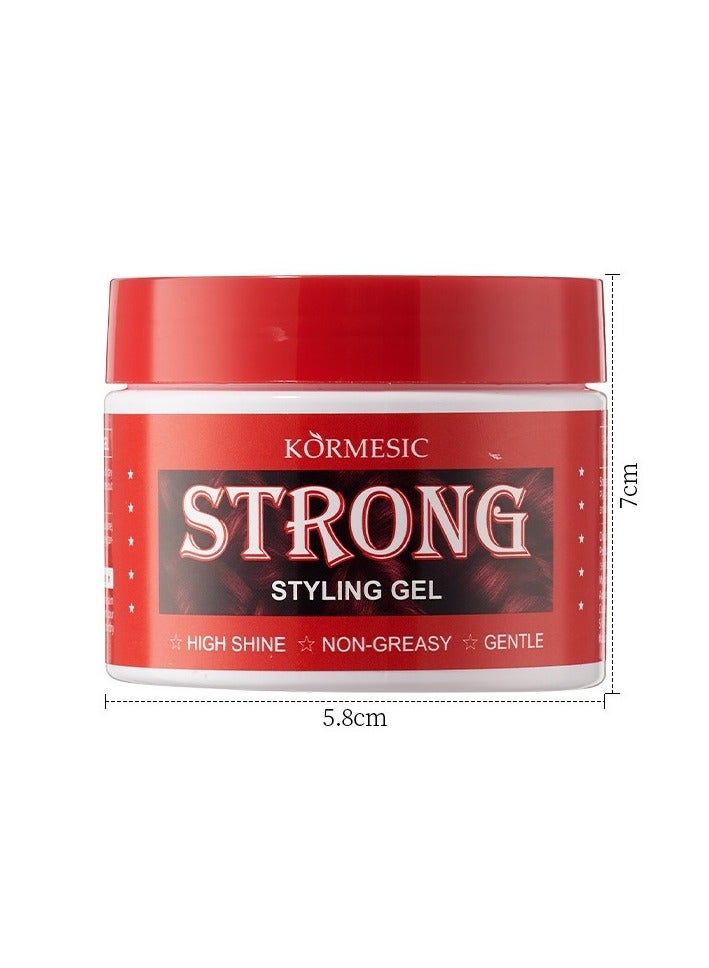 Kormesic Strong Hold Styling Gel for Women 140g - Firm & Long-Lasting - Image 2
