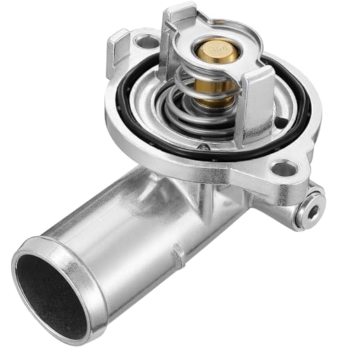BDFHYK 902-3035 Upgrade Aluminium Coolant Thermostat Housing Assembly Compatible with Chrysler 2011-2022 300,Compatible with Dodge 2011-2022 Challenger Charger 3.6L Replace 5184977AD 5184977AE 824-203 - Image 1