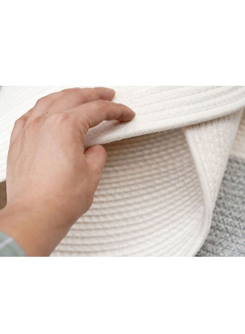Hand Woven Jute Tassel Living Room Carpet With Anti Slip Bottom (Size 70×40CM) - Image 5