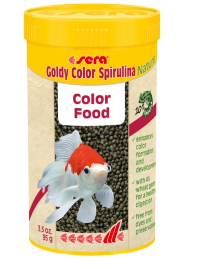Sera Goldy Color Spirulina Nature 250ml/95g[Volume - 250ml, Weight - 95g] - Image 1