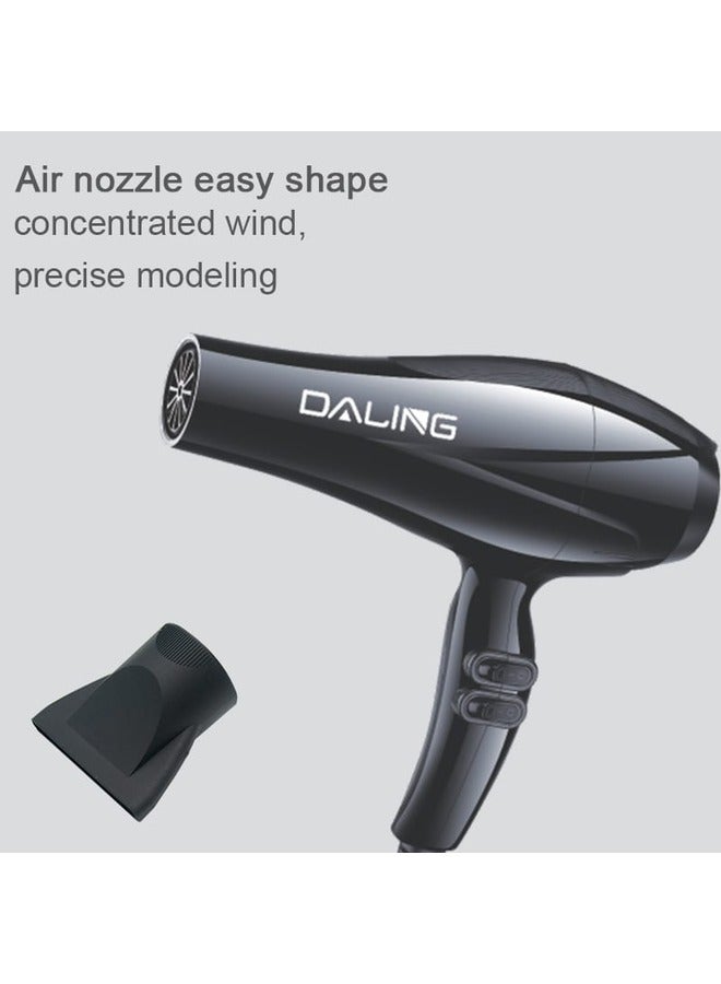 دالينغ مجفف الشعر إسينشال كير، مجفف شعر، مجفف شعر احترافي DL-3003، أسود - Image 3