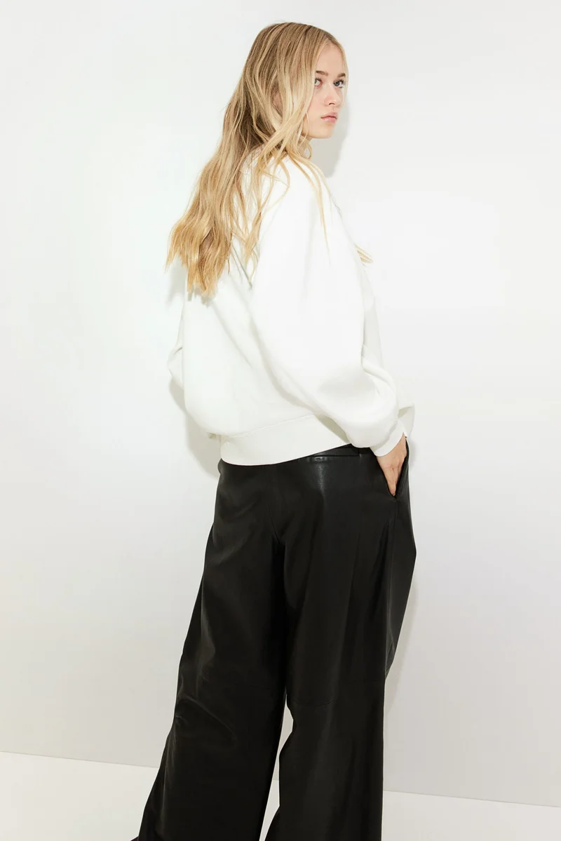 اتش اند ام Oversized printed sweatshirt