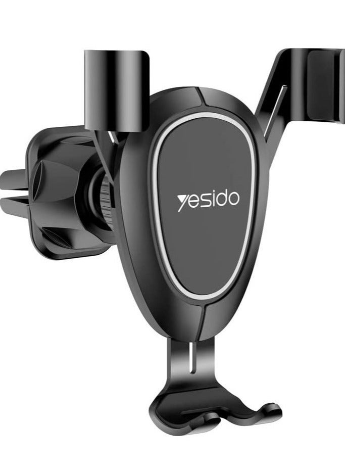 Yesido Gravity Car Holder C73 - Black - Image 1