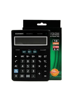 Sunway 14Digit Digital Desk Calculator 1.5 V 35x115 mm - Sunway SW2239T14 