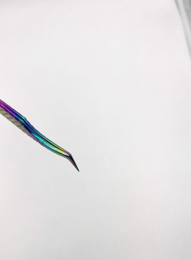 Tool Alement Japan Stainless Steel Plasma Coating 12cm Axe Tips Eyelash Tweezer R-JP11-4002 - Image 3