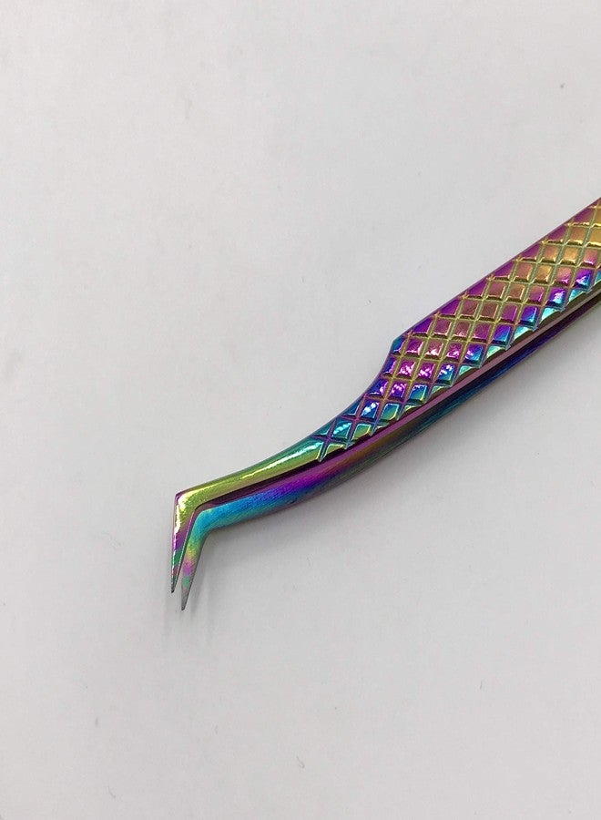 Tool Alement Japan Stainless Steel Plasma Coating 12cm Axe Tips Eyelash Tweezer R-JP11-4002 - Image 2