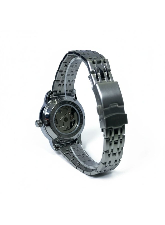SHADOW Luna Grace AS81019 Automatic Women’s Watch Stainless Steel Strap Skeleton Dial Silver/Gold Elegant Luxury Watch - Image 4
