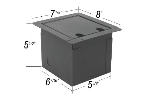 Elite Core | Recessed Floor Box | Customizable Plate - Image 2