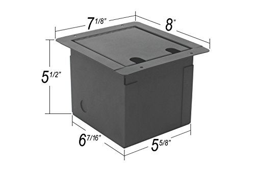 Elite Core | Recessed Floor Box | Customizable Plate - Image 3