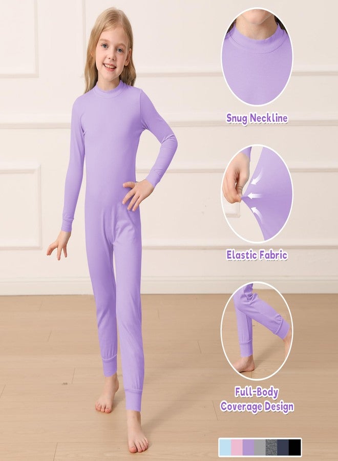 EEOST Adaptive Clothing for Special Needs Kids - Anti-Strip Zip Back Jumpsuit for Autism, Long Sleeve & Leg (Sensory Friendly)(Orchid,15-16) - Image 2
